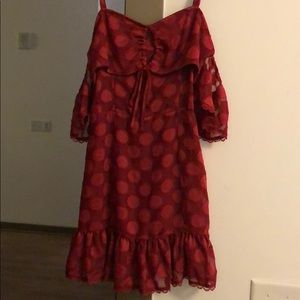 Tularosa Dresses - Tularosa red polka dot dress Tularosa Dresses - Tularosa red polka dot dress